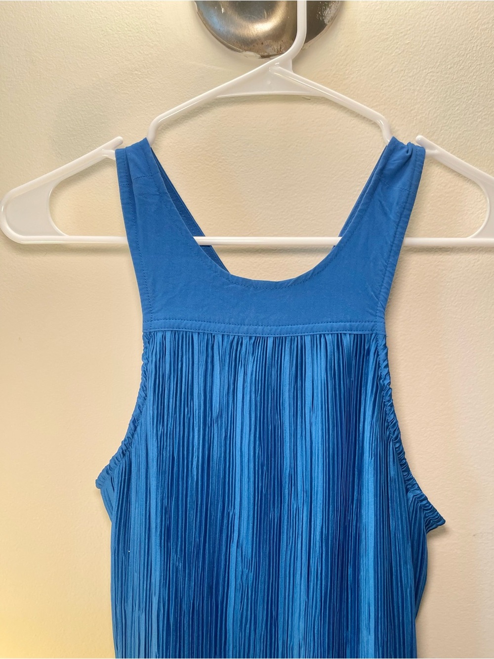 By Anthropologie Halter Plissé Maxi Dress - Picture 12 of 12